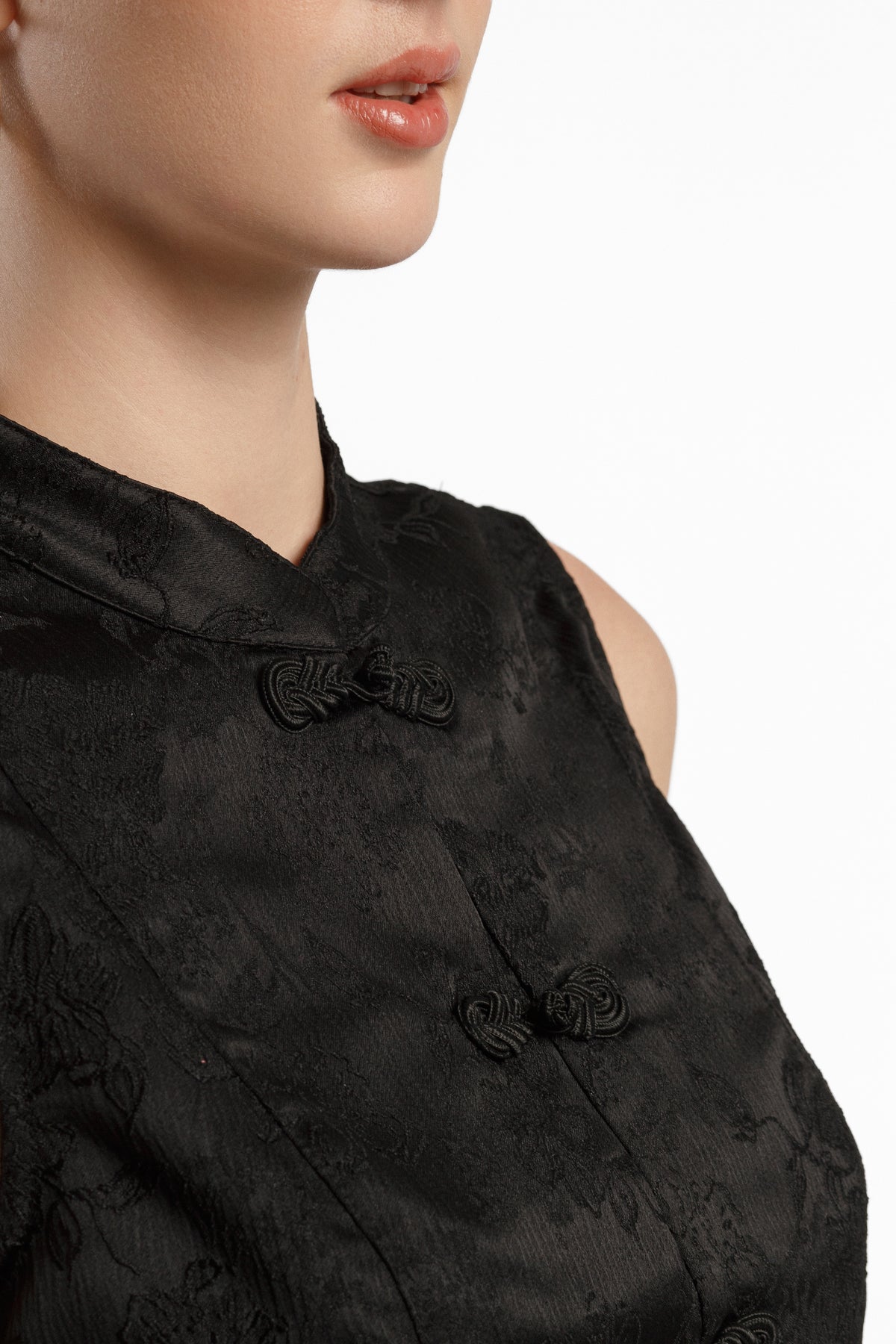 TOP KIMONO NEGRO