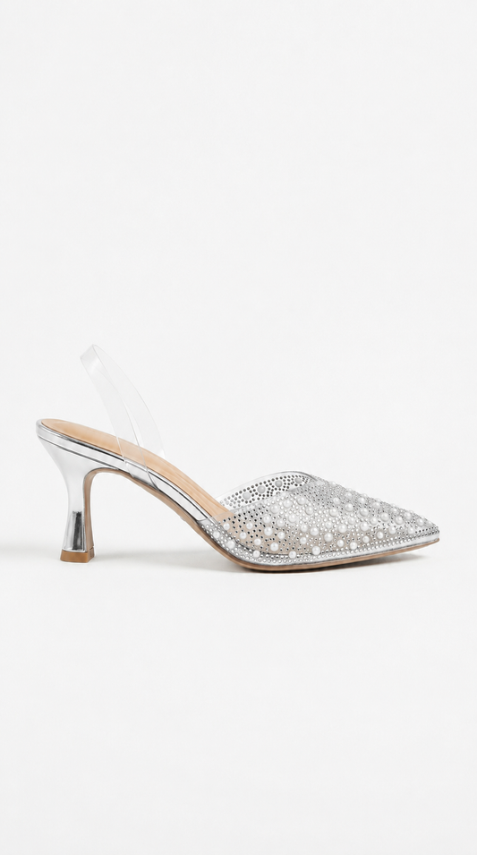 LIVIA HEELS PLATEADA