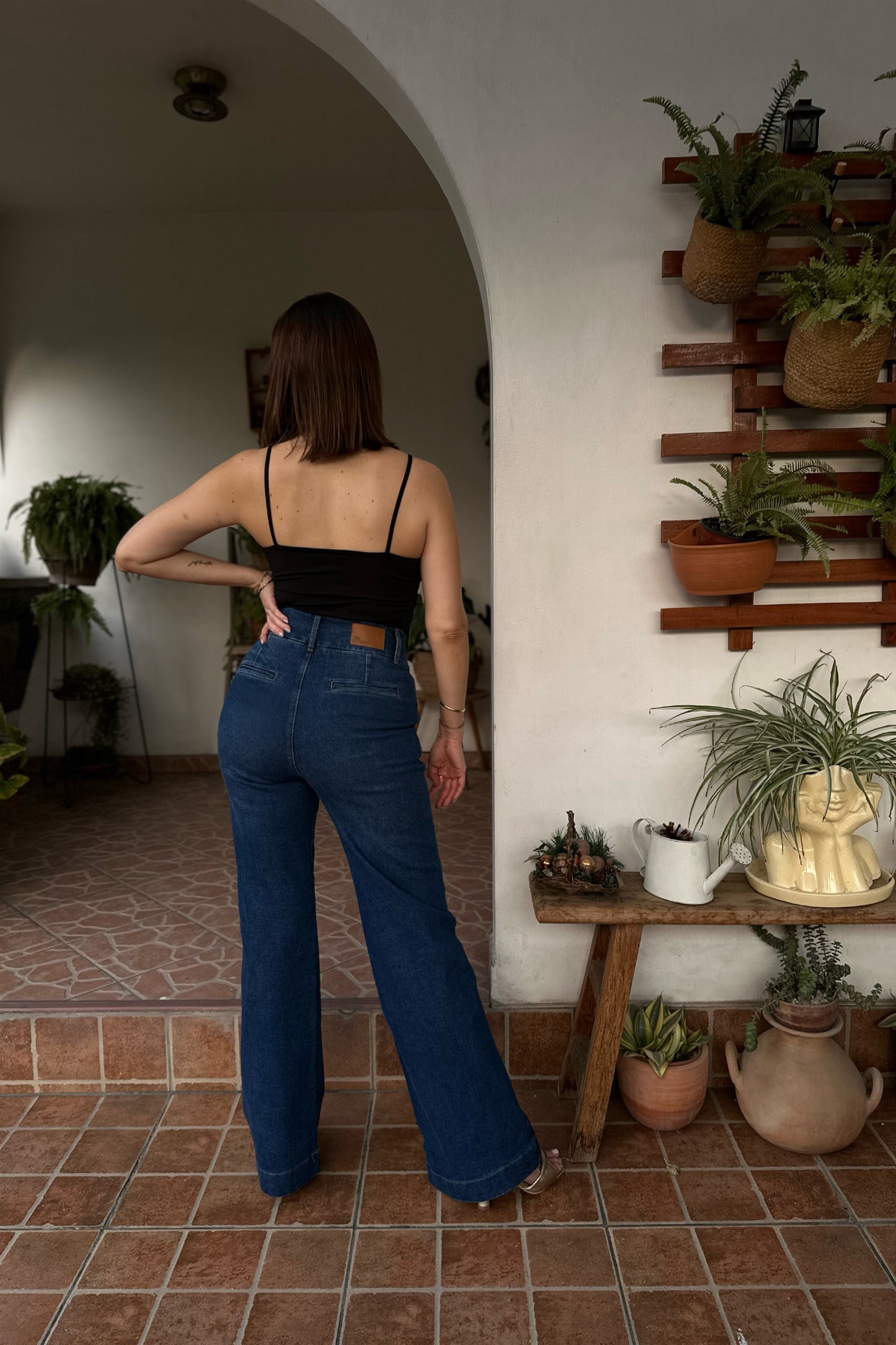 JEAN WIDE LEG AZUL