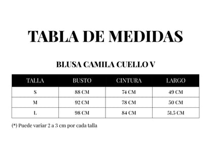BLUSA CAMILA CUELLO V