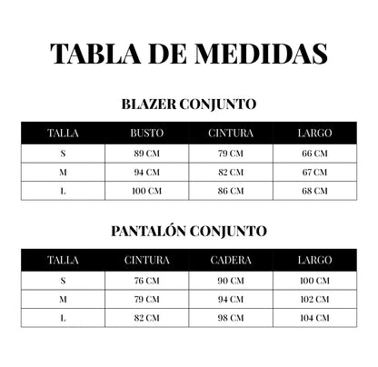 CONJUNTO SASTRERO NEGRO