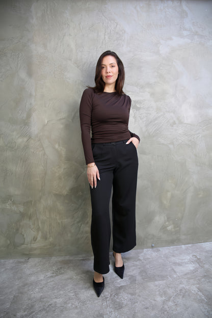 PANTALÓN RECTO NEGRO
