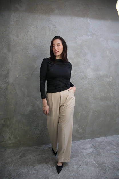 PANTALÓN SASTRERO BEIGE