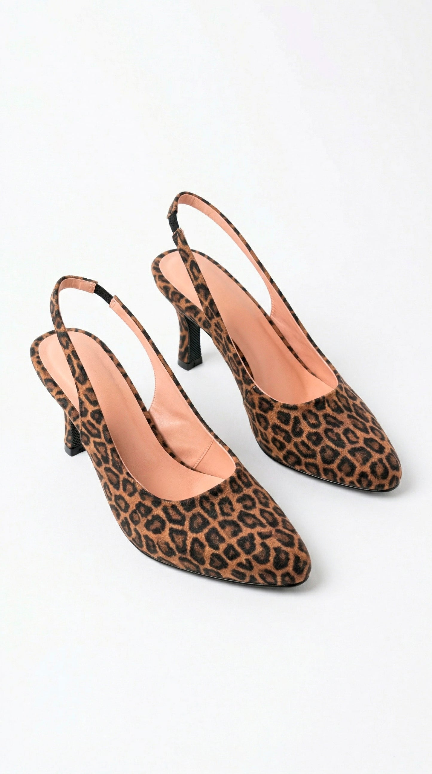 KITTEN HEEL ANIMAL PRINT