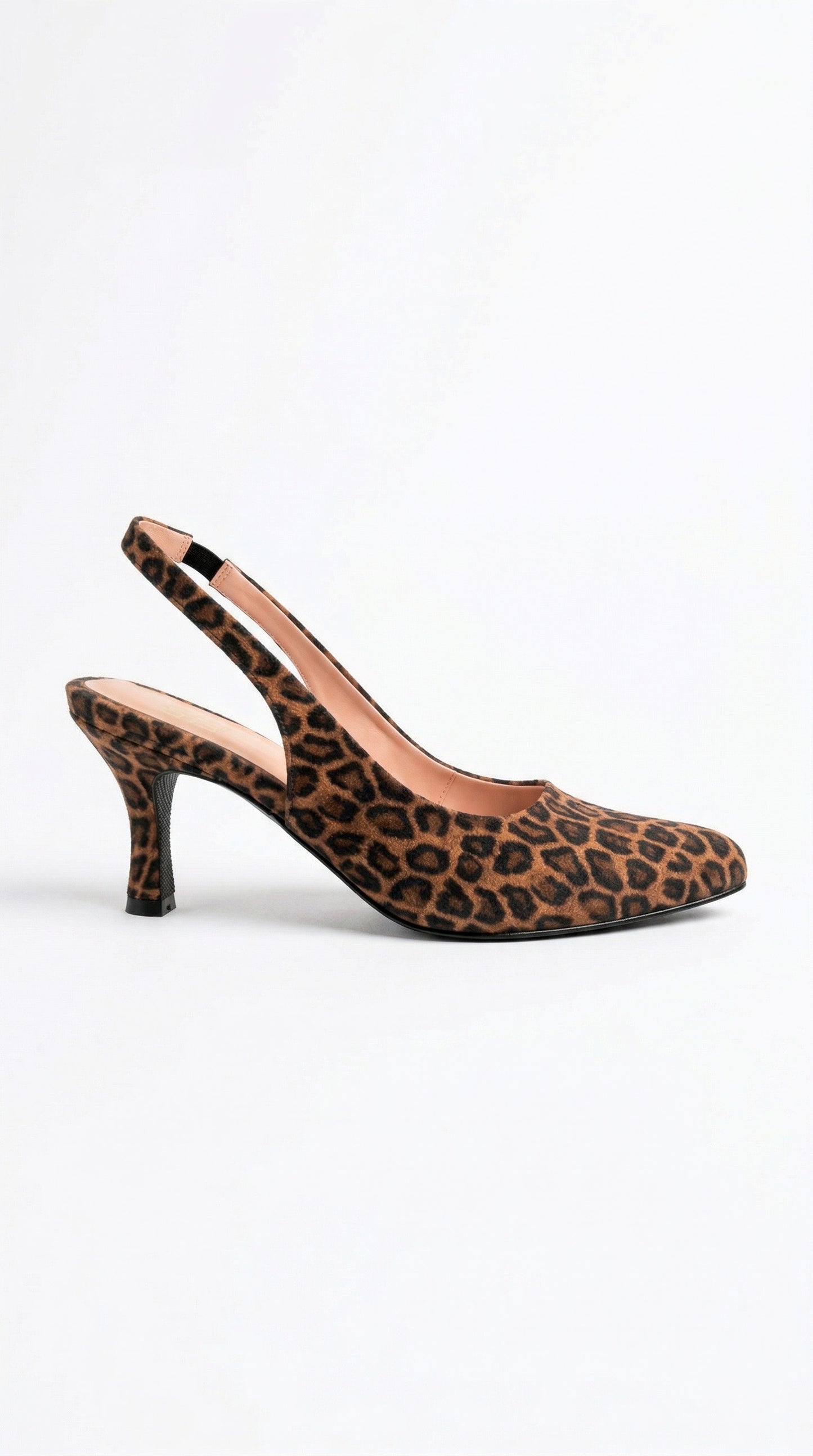 KITTEN HEEL ANIMAL PRINT