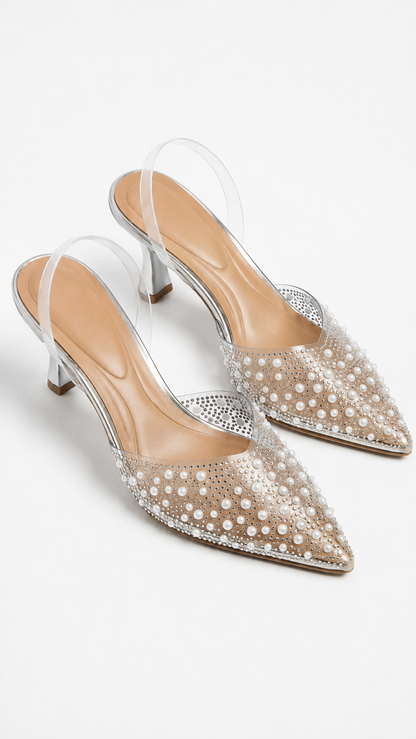 LIVIA HEELS PLATEADA