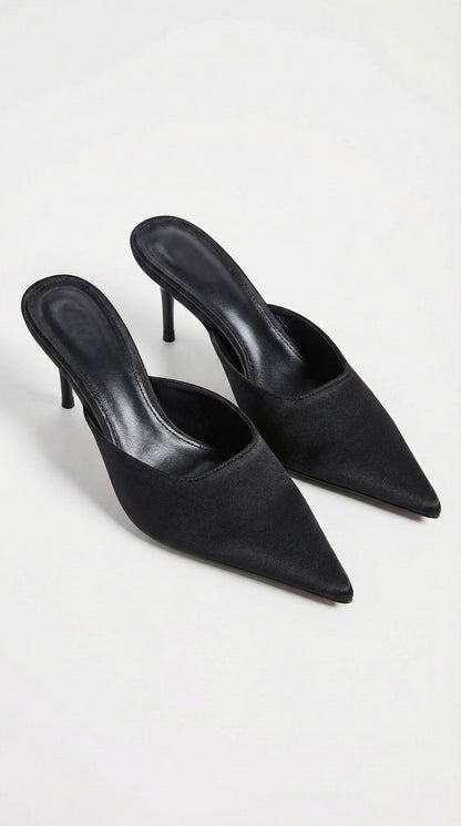 MULE HEEL NEGRO