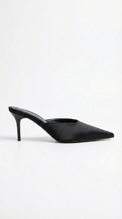 MULE HEEL NEGRO