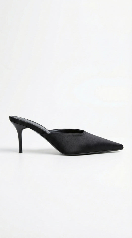 MULE HEEL NEGRO