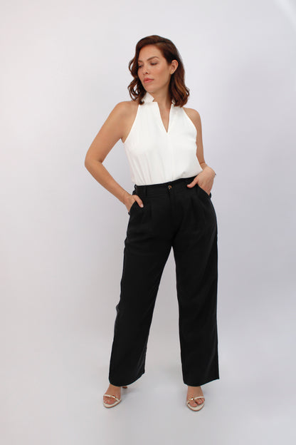 PANTALONES DE LINO