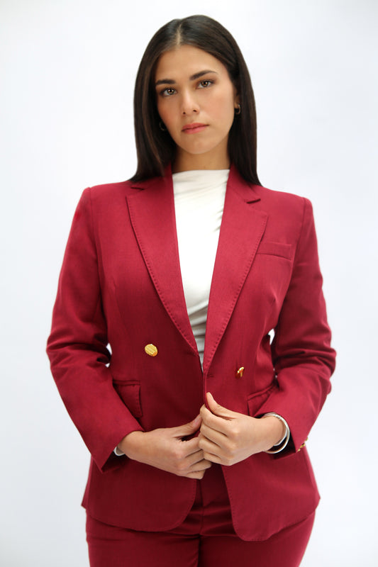 CONJUNTO SASTRERO VINO