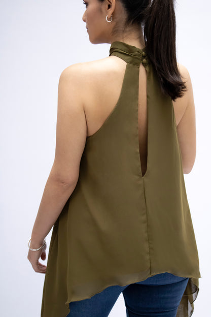 BLUSA LARGA HALTER